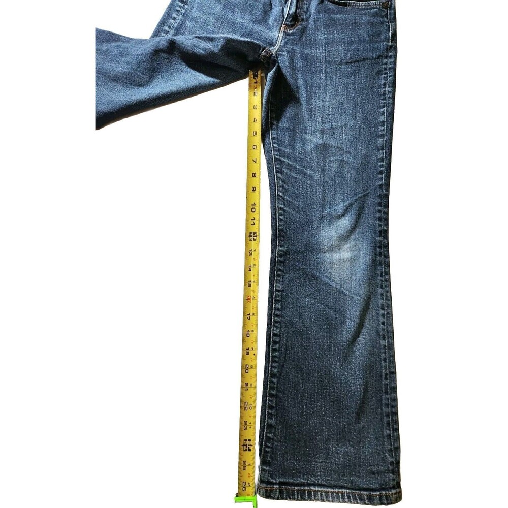 Ralph Lauren Y2K Vintage Women's Blue Bootcut Jeans Size 8 Classic Straight - Picture 4 of 13